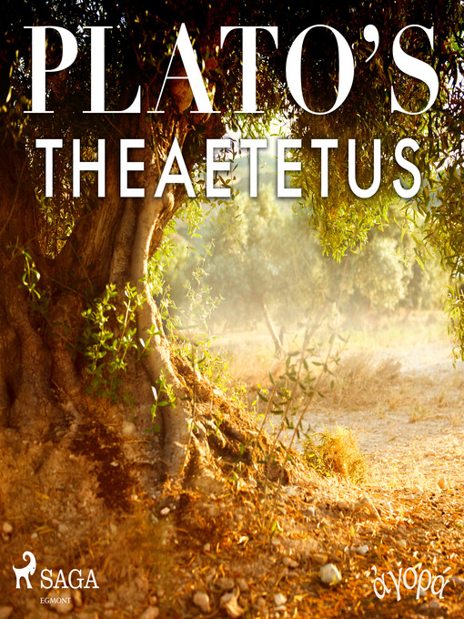 Title details for Plato's Theaetetus by –  Plato - Wait list